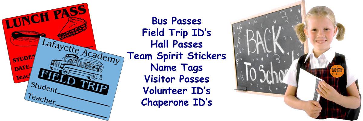 ID badges and labels keep schools secure